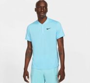 Nike Men’s Court Dri-FIT Tennis Polo Shirt Blue, Small – Mens Golf Shirts at Academy Sports