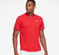 Nike Men’s Court Dri-FIT Tennis Polo Shirt Red, Large – Mens Golf Shirts at Academy Sports