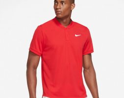 Nike Men’s Court Dri-FIT Tennis Polo Shirt Red, X-Large – Mens Golf Shirts at Academy Sports