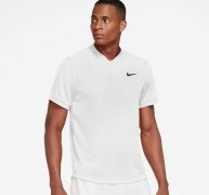 Nike Men’s Court Dri-FIT Tennis Polo Shirt White, Medium – Mens Golf Shirts at Academy Sports