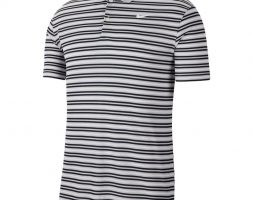 Nike Men’s Dri-FIT Victory Stripe Golf Polo Shirt Sky Gray/Obsidian/White, 2X-Large – Mens Golf Shirts at Academy Sports