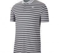 Nike Men’s Dri-FIT Victory Stripe Golf Polo Shirt Sky Gray/Obsidian/White, Large – Mens Golf Shirts at Academy Sports