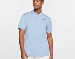 Nike Men’s Victory Dri-FIT Golf Polo Shirt Blue Light, Large – Mens Golf Shirts at Academy Sports