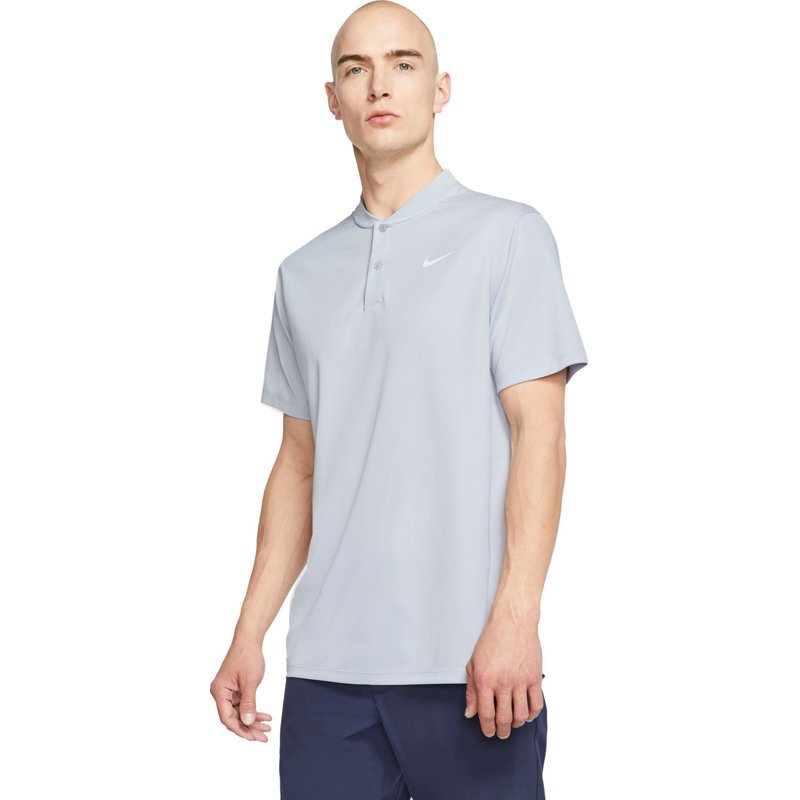 Nike Men's Victory Dri-FIT Golf Polo Shirt Sky Gray/White, Medium - Mens Golf Shirts at Academy Sports