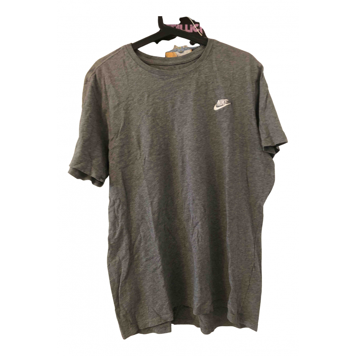 Nike grey Cotton Shirts