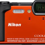 Nikon Coolpix W300 Orange 16.0 Megapixel Waterproof Digital Camera