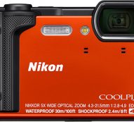 Nikon Coolpix W300 Orange 16.0 Megapixel Waterproof Digital Camera