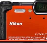 Nikon Coolpix W300 Orange 16.0 Megapixel Waterproof Digital Camera
