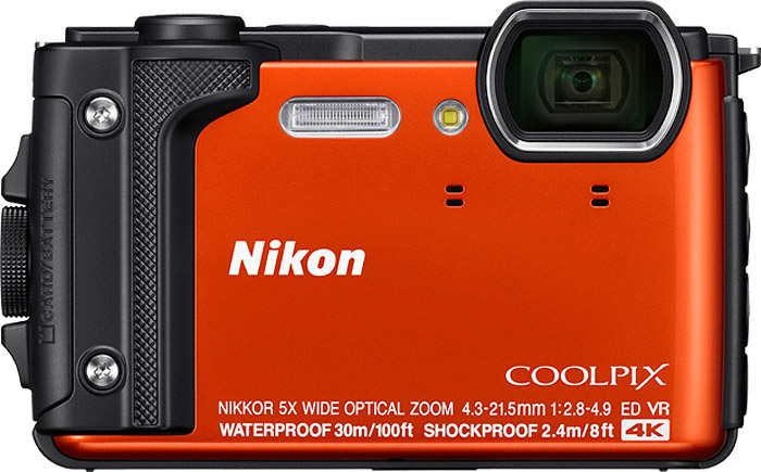 Nikon Coolpix W300 Orange 16.0 Megapixel Waterproof Digital Camera
