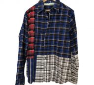 Off-White blue Cotton Shirts