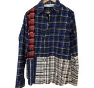 Off-White blue Cotton Shirts