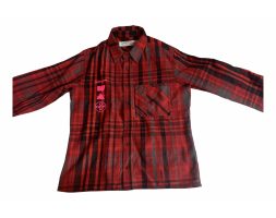 Off-White red Cotton Shirts