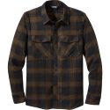 Outdoor Research Men’s Sandpoint Flannel Shirt – Small – Black Plaid