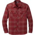 Outdoor Research Men’s Sandpoint Flannel Shirt – XL – Madder Plaid