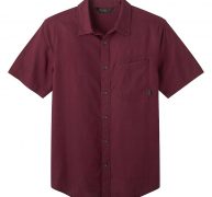 Outdoor Research Men’s Weisse Shirt – Medium – Burgundy