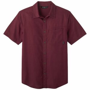 Outdoor Research Men's Weisse Shirt - Medium - Burgundy