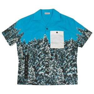 Palm Angels blue Cotton Shirts