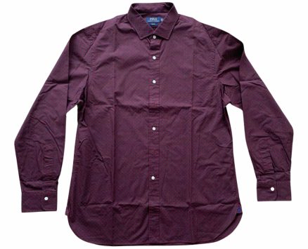 Polo Ralph Lauren burgundy Cotton Shirts
