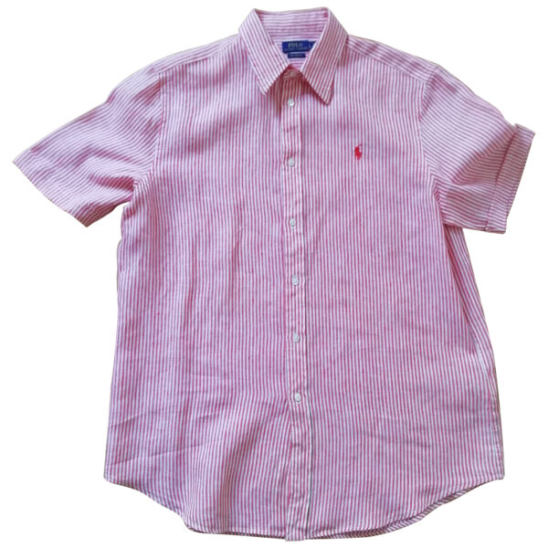 Polo Ralph Lauren pink Linen Shirts