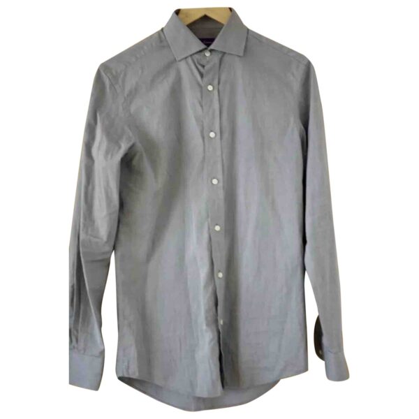 Ralph Lauren Purple Label grey Cotton Shirts