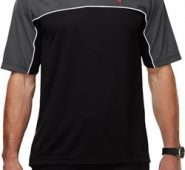 Red Anchor Patch Pocket Print Mens Polo Shirt