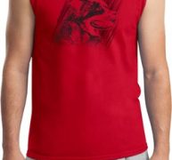 Rottweiler Sketch Mens Muscle Shirt