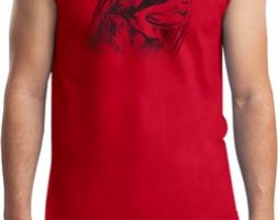Rottweiler Sketch Mens Muscle Shirt