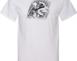 Rottweiler Sketch Mens Tall Shirt