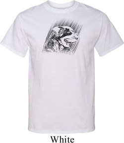 Rottweiler Sketch Mens Tall Shirt