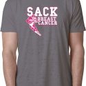 Sack Breast Cancer Mens Burnout Shirt