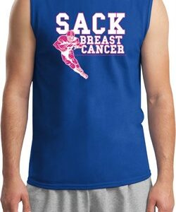 Sack Breast Cancer Mens Muscle Shirt