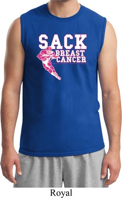 Sack Breast Cancer Mens Muscle Shirt