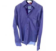 Salvatore Ferragamo purple Cotton Shirts