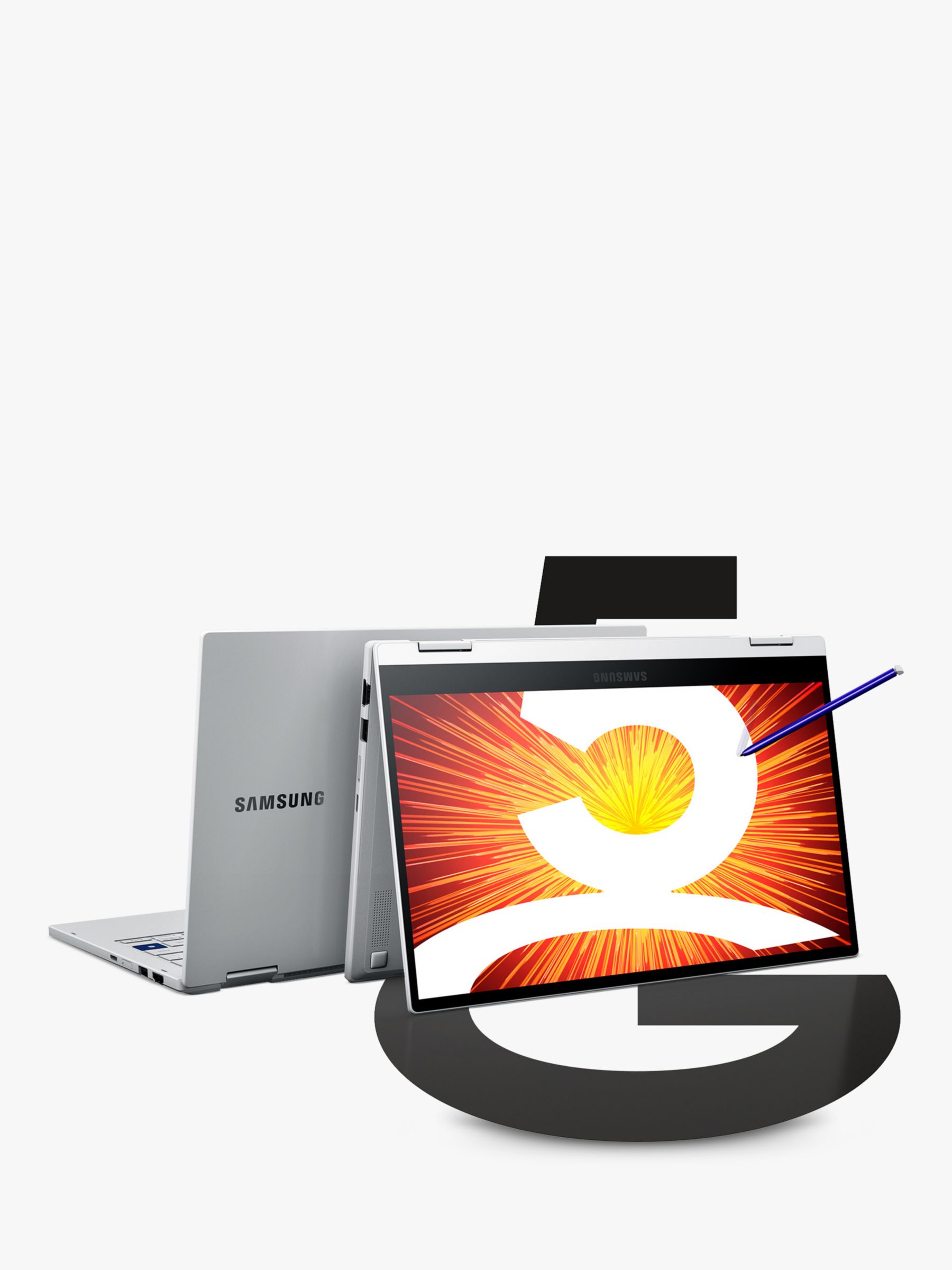 Samsung Galaxy Book Flex 2 5G Convertible Laptop, Intel Core i5 Processor, 8GB RAM, 256GB SSD, 13 Full HD, Royal Silver