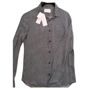 Sandro black Viscose Shirts