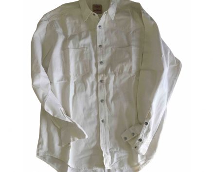 Sisley white Denim – Jeans Shirts