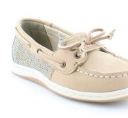 Sperry Little Kid Girls Firefish Shoes Linen/Oat 1