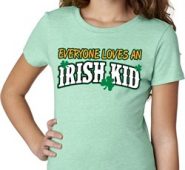 St Patricks Day Irish Kid Girls T-shirt