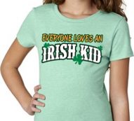 St Patricks Day Irish Kid Girls T-shirt