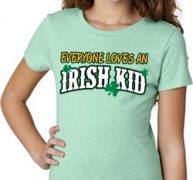 St Patricks Day Irish Kid Girls T-shirt