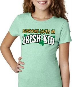 St Patricks Day Irish Kid Girls T-shirt