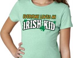 St Patricks Day Irish Kid Girls T-shirt