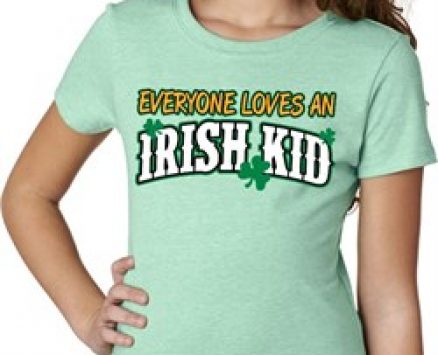 St Patricks Day Irish Kid Girls T-shirt