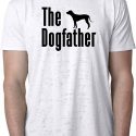 The Dog Father Black Print Mens Burnout Shirt