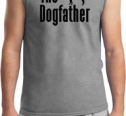 The Dog Father Black Print Mens Muscle Shirt