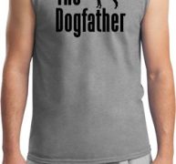 The Dog Father Black Print Mens Muscle Shirt