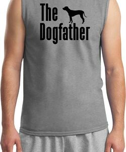 The Dog Father Black Print Mens Muscle Shirt