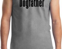 The Dog Father Black Print Mens Muscle Shirt