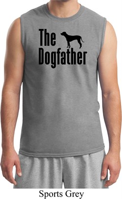 The Dog Father Black Print Mens Muscle Shirt