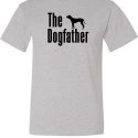 The Dog Father Black Print Mens Tall Shirt